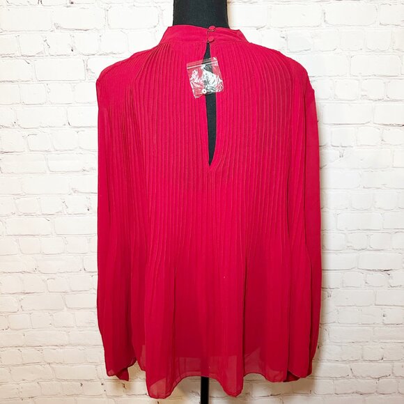ASOS red flowy blouse - Picture 3 of 8